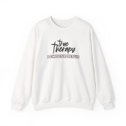 True Therapy " Only Jesus Can Save You" Crewneck Sweater