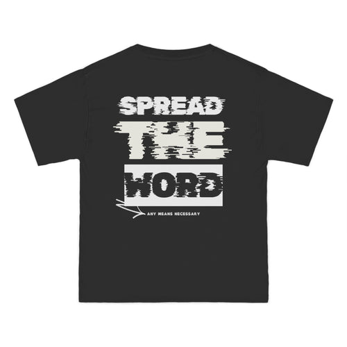 Black oversized tee, large back graphic print
