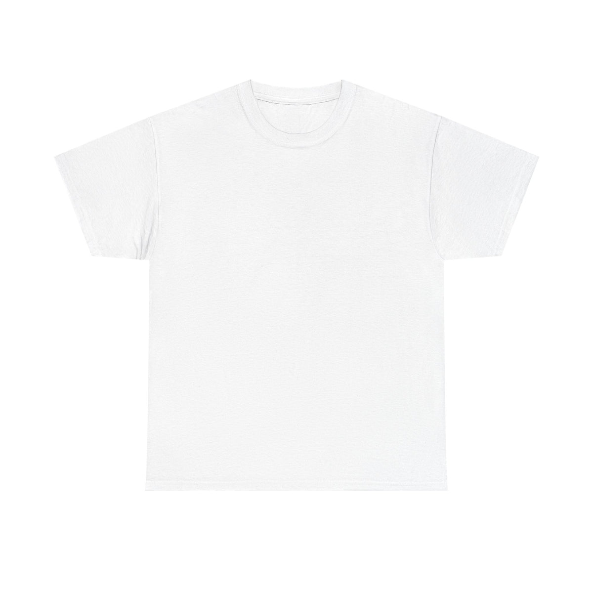 White T-shirt with crew neck, no visible graphic